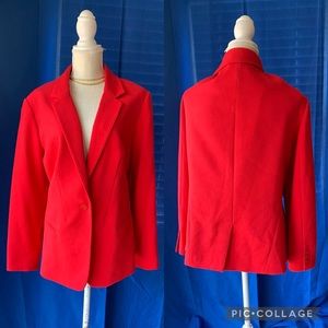 Calvin Klein Red Blazer size 16w